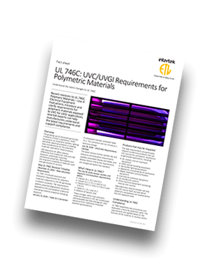 Understanding UL 746C UVC/UVGI Requirements | Fact Sheet