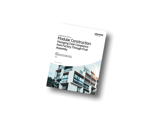 Modular Construction: Managing Code Compliance from Factory Through Final Assembly white paper