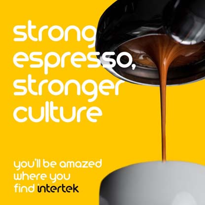 Coffee pouring into a cup